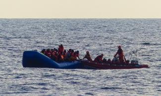 Ein Rettungseinsatz von Sea Eye