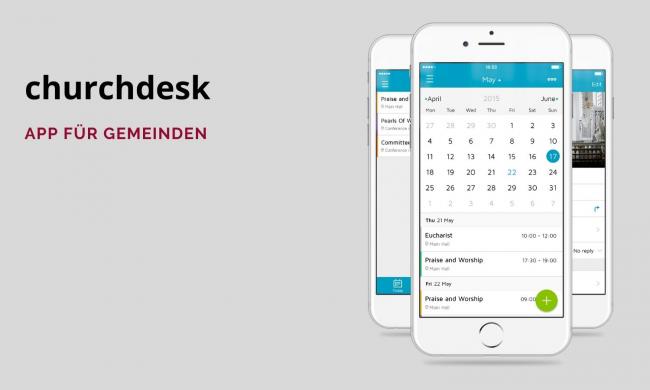 Churchdesk Handy App Gemeindeapp 