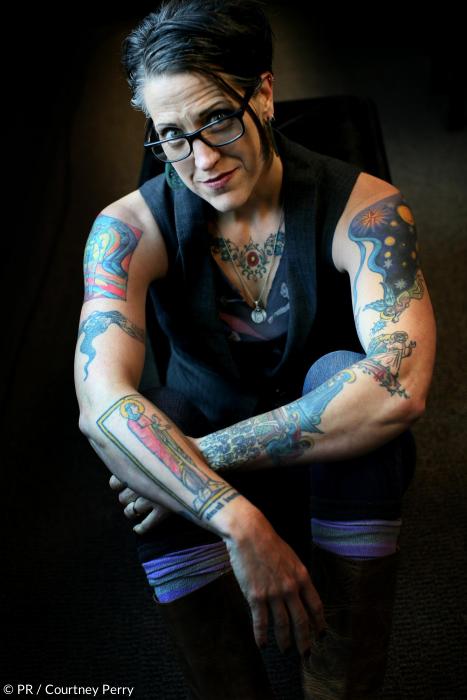 Fromme Tattoos sind ihr Markenzeichen: die US-amerikanische Pfarrerin Nadia Bolz-Weber.