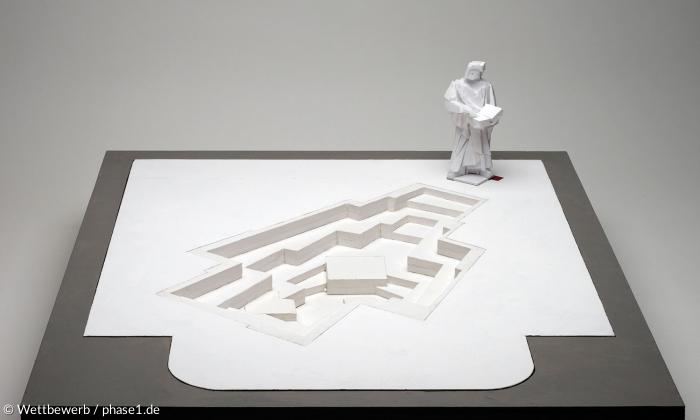 Entwurf von Werner Mally für das Luther-Denkmal in Berlin.
