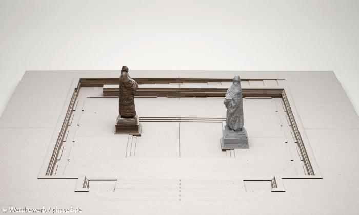 Entwurf von Albert Weis für das Luther-Denkmal in Berlin.