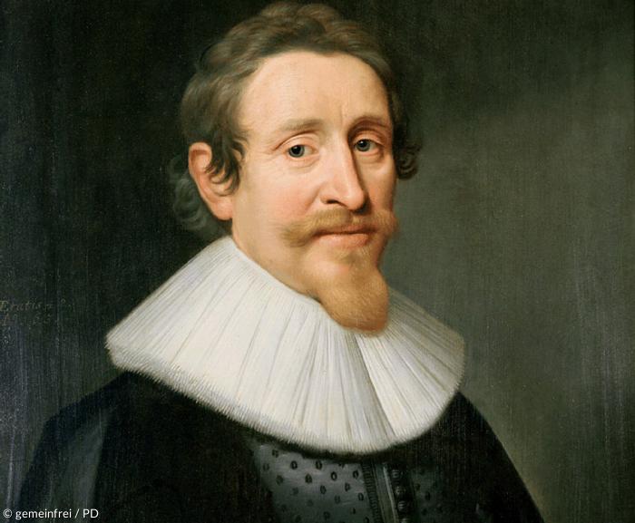 Michiel Janszoon van Mierevelt, Hugo Grotius, 1631 (Ausschnitt).