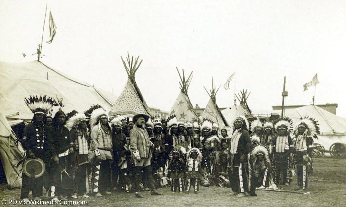 Buffalo Bill's Wild West Show 1890 in Rom.