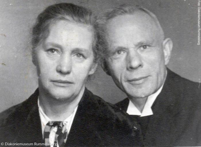 Das Rummelsberger Rektorenehepaar Karl und Marie Nicol um 1950.