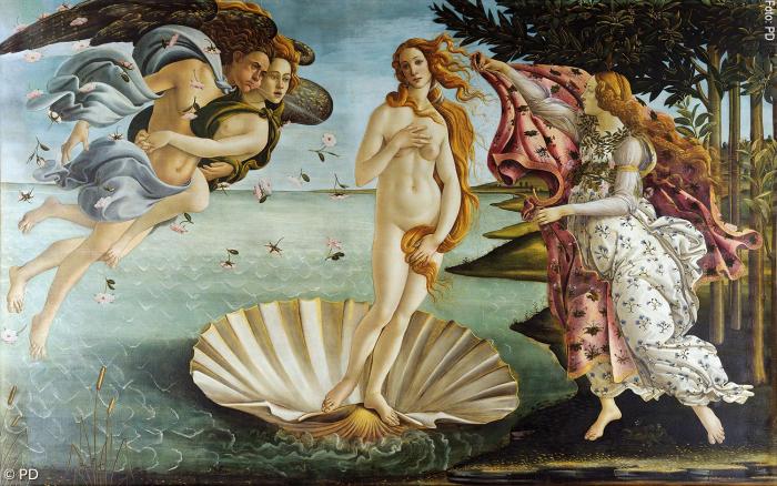 Sandro Botticellis »Geburt der Venus« (um 1485)
