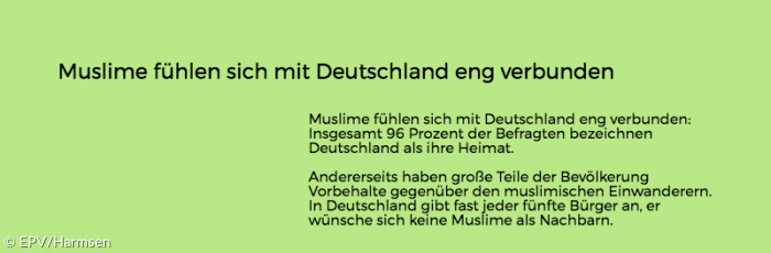 Religionsmonitor: Muslime und Heimat