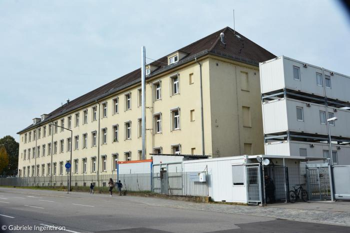 Transitzentrum für Flüchtlinge in der Zeißstraße in Regensburg 
