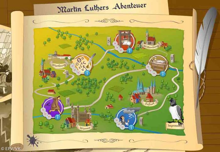 Martin Luther Abenteuer Web Spiel Kinder