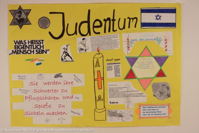 »Kreativwettbewerb Weltreligionen«, Kategorie Judentum