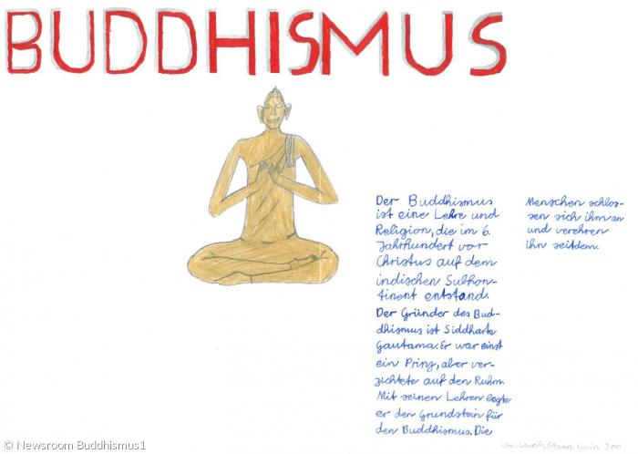 »Kreativwettbewerb Weltreligionen«, Kategorie Buddhismus