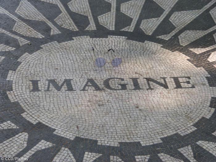 "Imagine" von John Lennon wurde zur Hymne der Friedensbewegung.