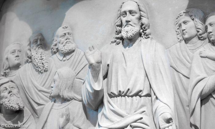 Jesus Bergpredigt Relief