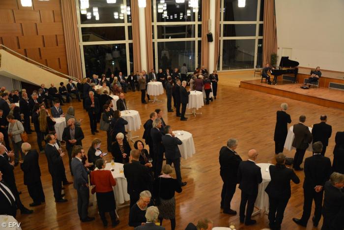 Empfang der Synodalen im Konzertsaal von Garmisch-Partenkirchen