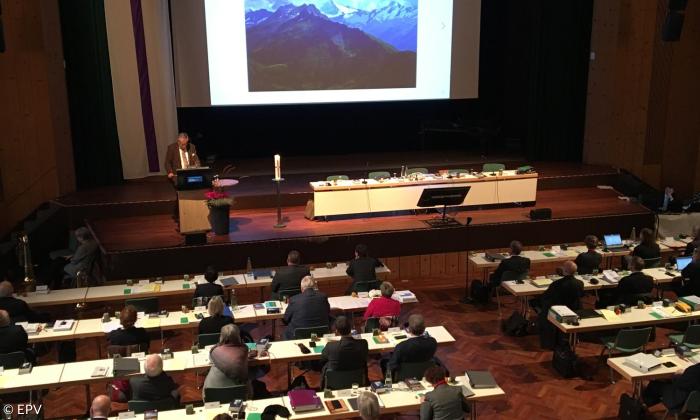 Landessynode im Kongresssaal von Garmisch-Partenkirchen 2018