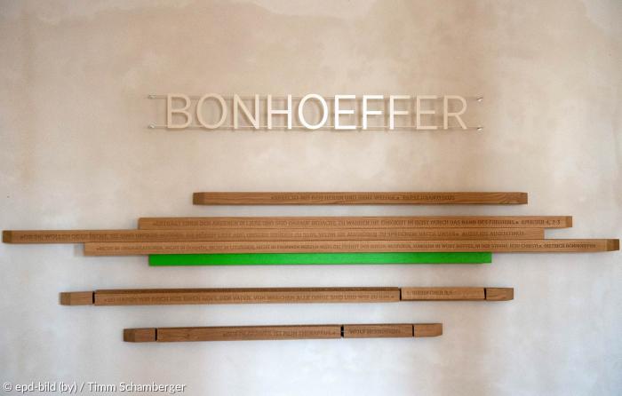 Kloster Heidenheim - »Bonhoeffer« - Detail der neuen Ausstellung.