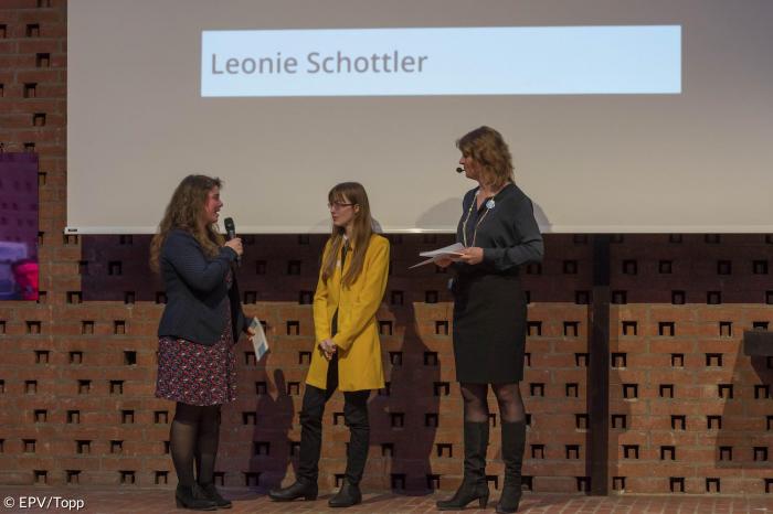 Leonie Schottler bei der Lagois-Preisverleihung 2019 in München