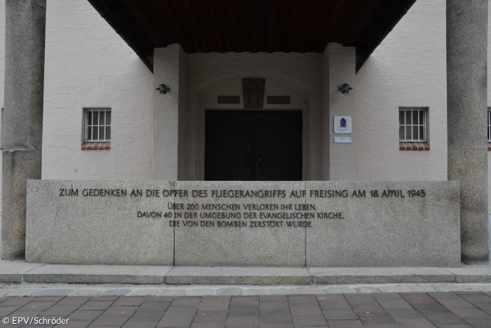 Gedenkstein Christi-Himmelfahrts-Kirche Freising 