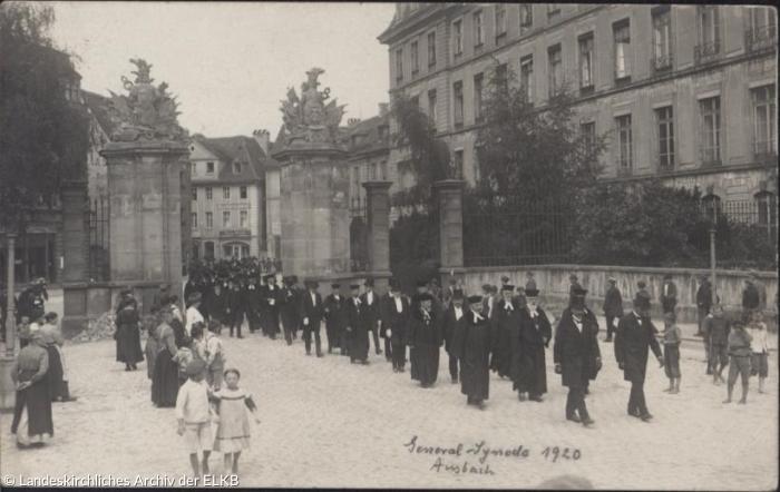 Generalsynode in Ansbach 1920 
