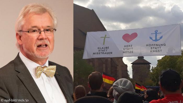 Gespraech mit Nürnberger Regionalbischof über Rechtspopulismus