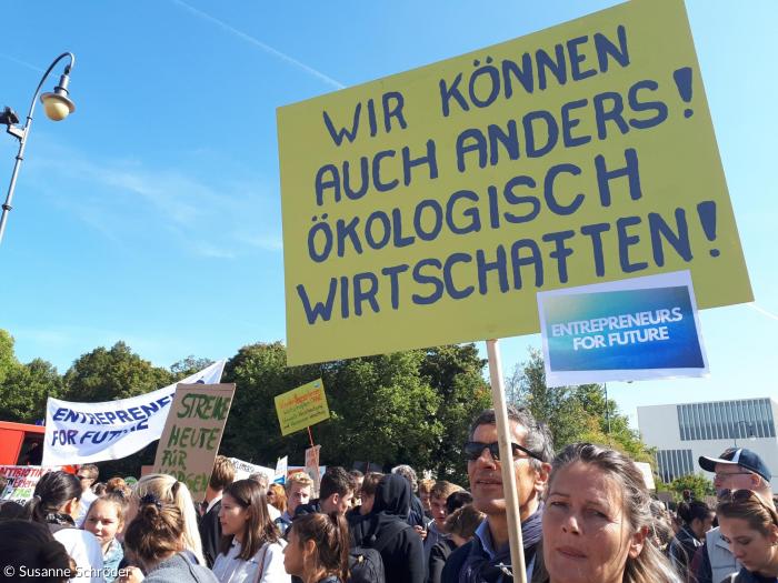 Klimademo 20. September 2019 München ökologisch wirtschaften