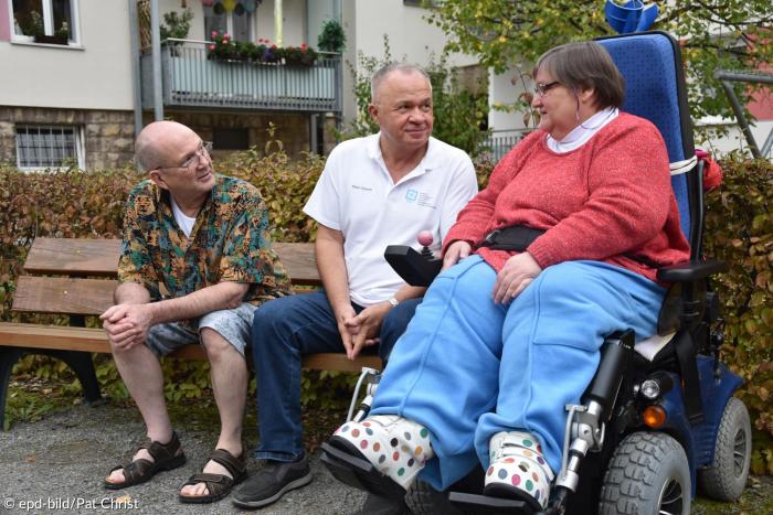 Sieglinde Park Rollstuhl Selbsthilfe Körperbehinderter