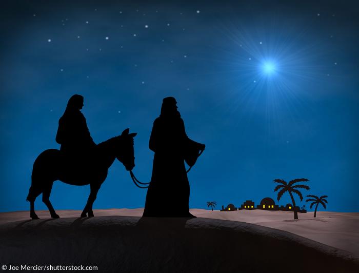 Maria und Josef unterwegs