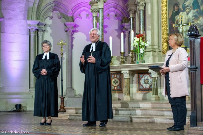 Breit-Keßler Bedford-Strohm Preidel Abschiedsgottesdienst Lukaskirche November 2019