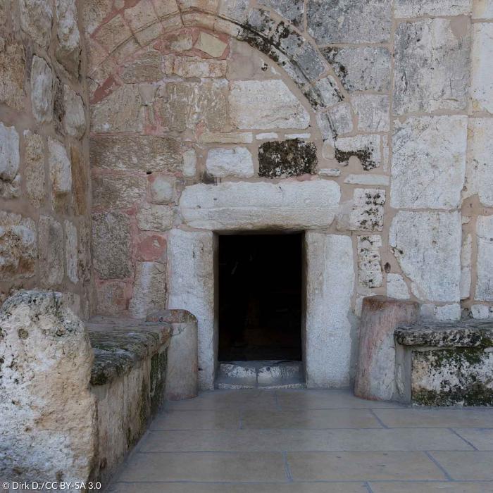 Eingang zur Bethlehemer Geburtskirche 