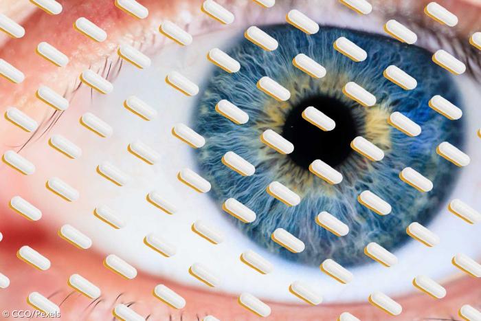 Corona Auge Tablette Collage