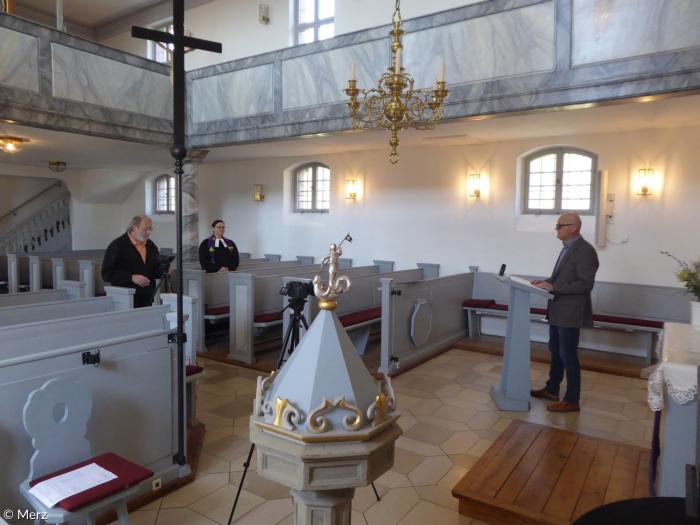 Aufnahme Gottesdienst Ostern 2020 Online Streaming Kirche Kammerstein