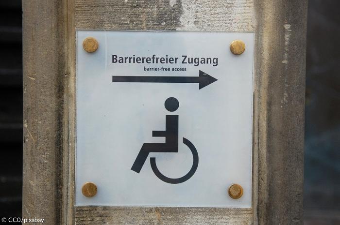 Barrierefrei Barrierefreiheit Symbol Rollstuhl
