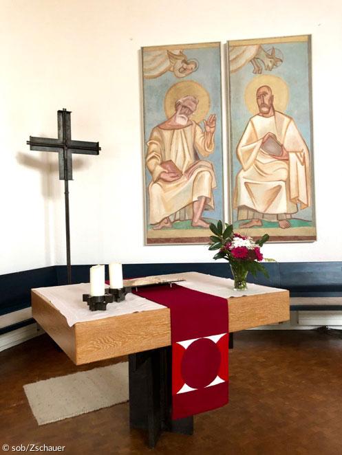 Evangelische Kirche in Grafing - Altar