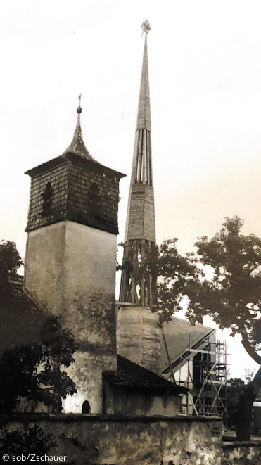 Evangelische Kirche in Grafing - Historisches Foto