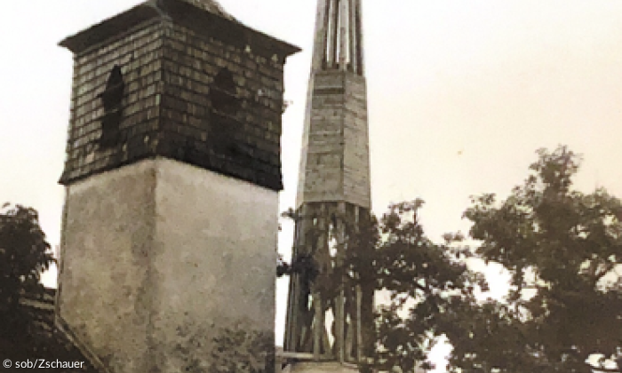Evangelische Kirche in Grafing - Historisches Foto