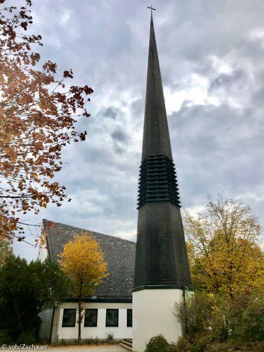 Evangelische Kirche in Grafing - Außenansicht
