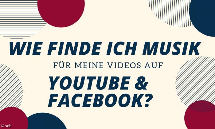 Titelbild Medientipp mit dem Text: "Wie finde ich Musik für meine Videos auf Youtube und Facebook?2