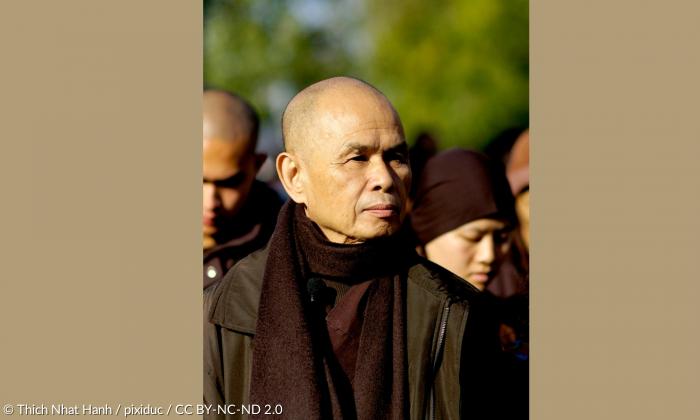 Friedens-Aktivist und Mönch Thich Nhat Hanh
