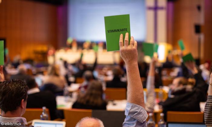 Abstimmung bei der Synode in Amberg