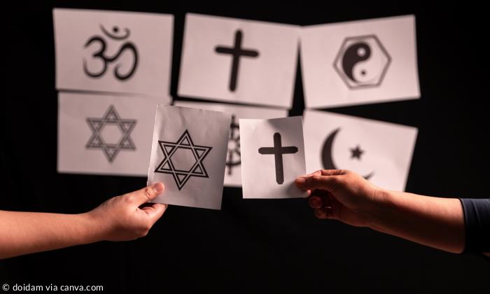 Symbole der Religionen