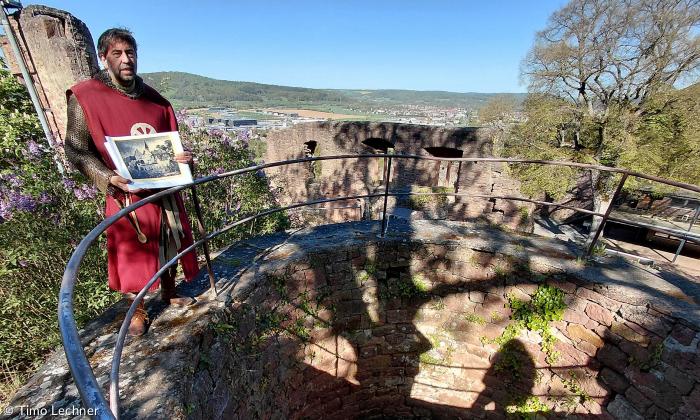 Jürgen Jung lässt die Clingenburg lebendig werden