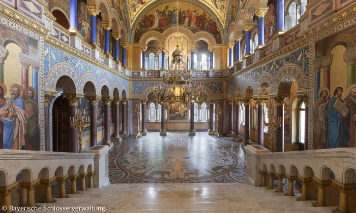 Thronsaal im Schluss Neuschwanstein