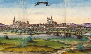 Ansicht von Wittenberg zur Zeit Luthers