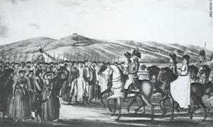 Der preußische König Friedrich Wilhelm III. besucht 1803 den Hesselberg.