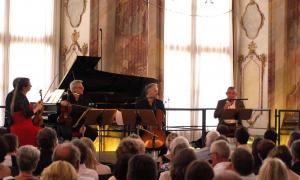 Dominique Horwitz und das Fauré Quartett