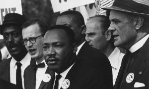 Martin Luther King beim Marsch auf Washington