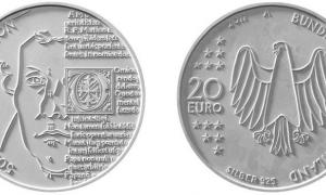 20-Euro-Gedenkmünze erinnert an Reformation