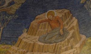 Jesus im Gethsemane-Garten