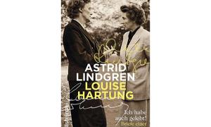 Astrid Lindgern mit Louise Hartung auf einem Buchband abgebildet