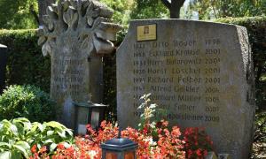 Grab von Fritz Werner Marschner alias "Wurzelsepp", Wohnungsloser aus Würzburg