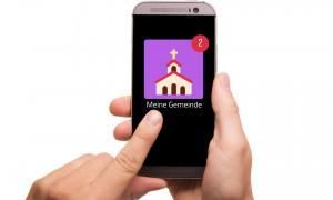 Smartphone Handy Smartphone App Kirche Gemeinde social digital 